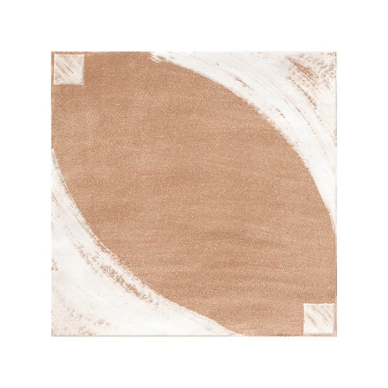 Reina Terracotta Oval 8"x8" Cotto Porcelain Matte and Shiny Tile