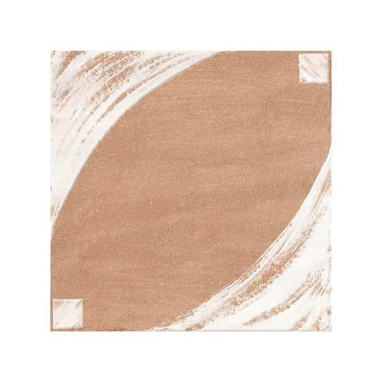 Reina Terracotta Oval 8"x8" Cotto Porcelain Matte and Shiny Tile