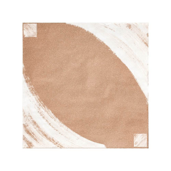 Reina Terracotta Oval 8"x8" Cotto Porcelain Matte and Shiny Tile