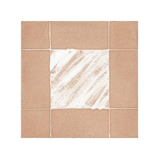 Reina Terracotta Buffalo 8"x8" Cotto Porcelain Matte and Shiny Tile