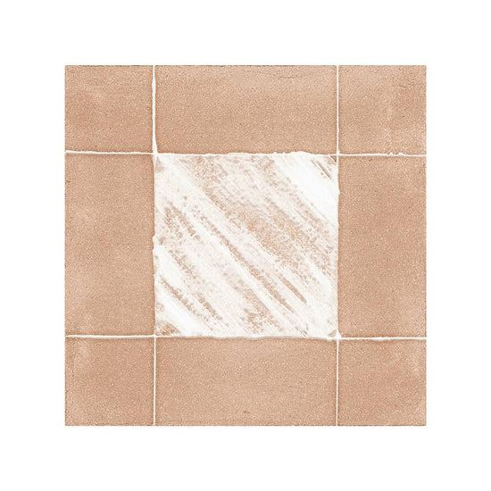 Reina Terracotta Buffalo 8"x8" Cotto Porcelain Matte and Shiny Tile