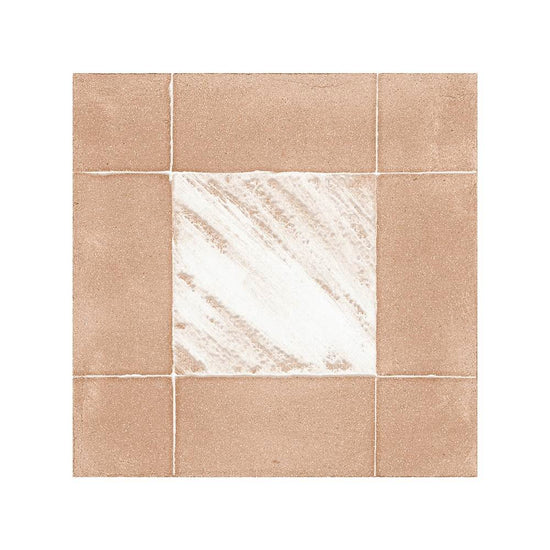 Reina Terracotta Buffalo 8"x8" Cotto Porcelain Matte and Shiny Tile