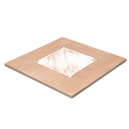 Reina Terracotta Buffalo 8"x8" Cotto Porcelain Matte and Shiny Tile