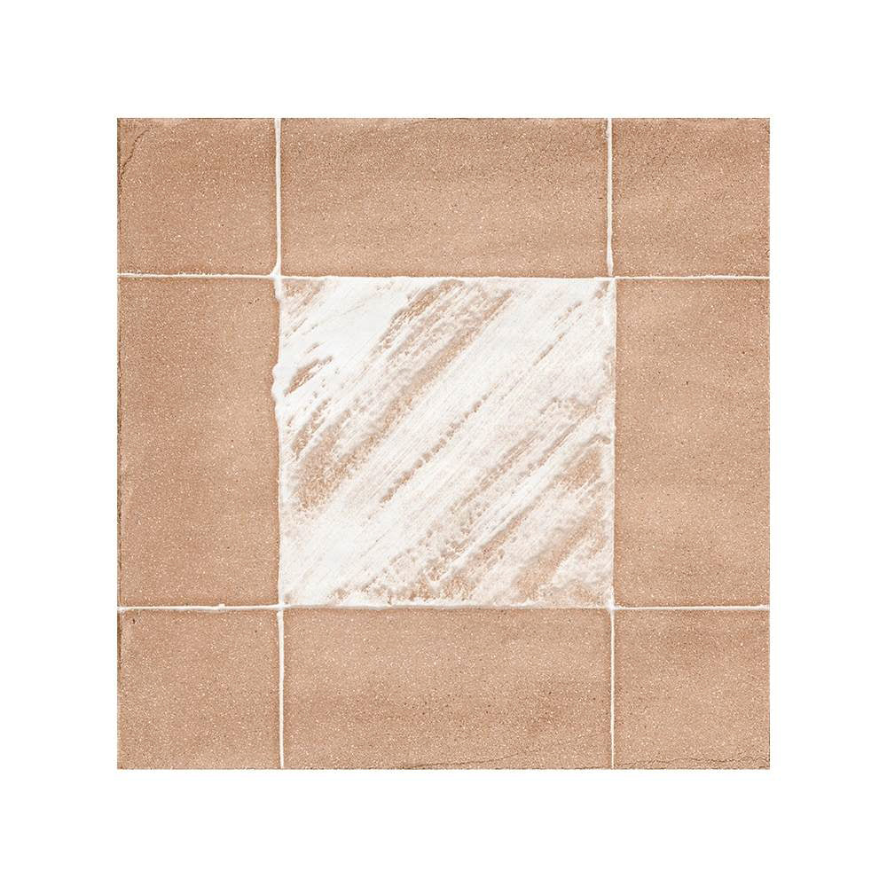 Reina Terracotta Buffalo 8"x8" Cotto Porcelain Matte and Shiny Tile
