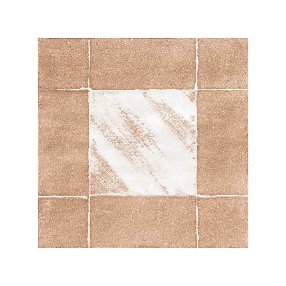 Reina Terracotta Buffalo 8"x8" Cotto Porcelain Matte and Shiny Tile