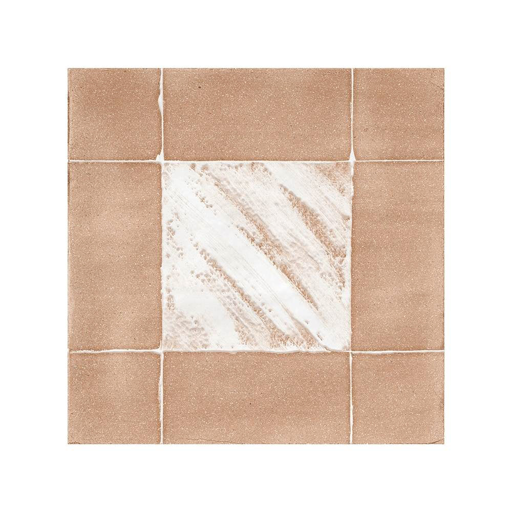 Reina Terracotta Buffalo 8"x8" Cotto Porcelain Matte and Shiny Tile