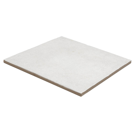 Verity Seas 8" x 8" White Porcelain Matte Tile
