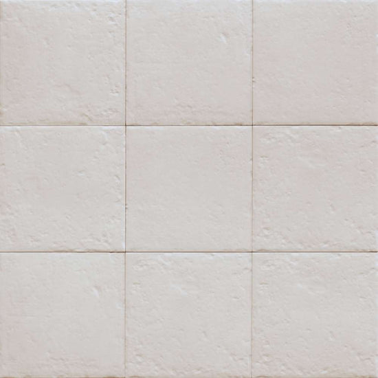Verity Seas 8" x 8" White Porcelain Matte Tile
