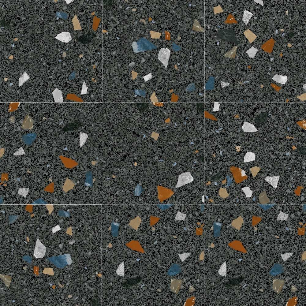 Terrazzo 24x24 Grafito 15.5sf/cs