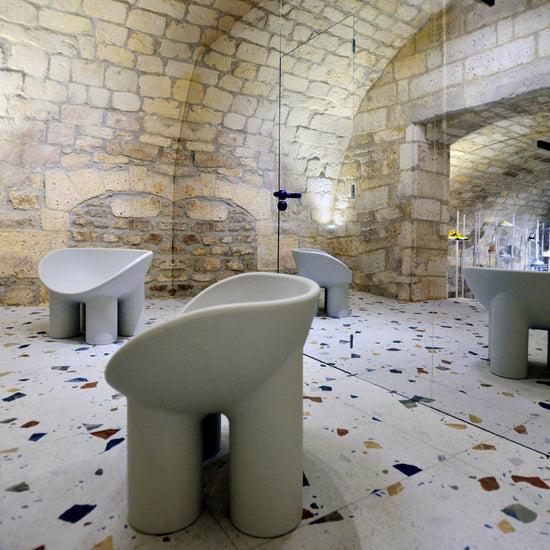 Terrazzo 24"x24" Nacar Porcelain Matte Tile