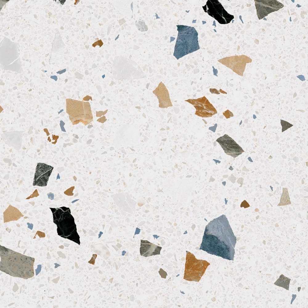 Terrazzo 24"x24" Nacar Porcelain Matte Tile