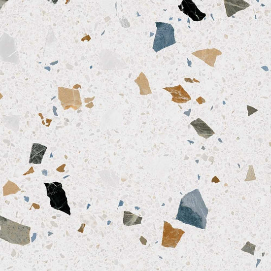 Terrazzo 24"x24" Nacar Porcelain Matte Tile