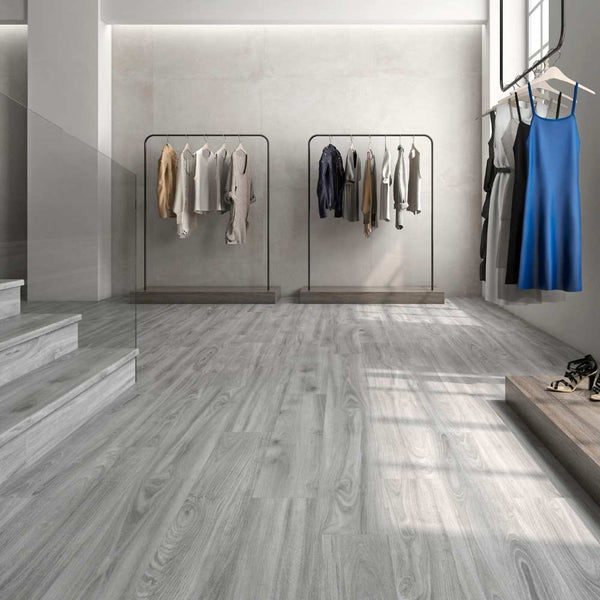 Daintree 8" x 48" Ceniza Porcelain Matte Tile