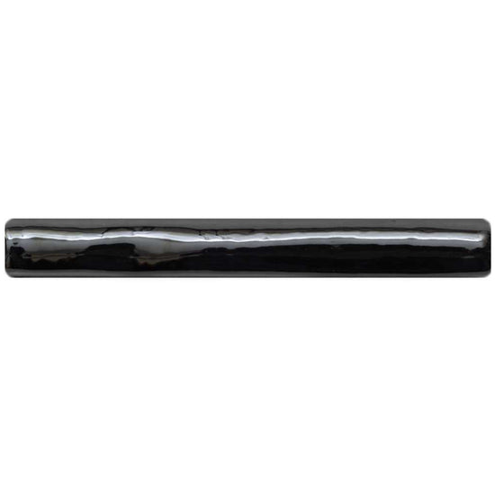 Talavera 1" x 6" Black Ceramic Glossy Pencil