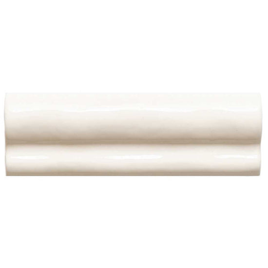 Talavera 2" x 6" Biscuit Ceramic Glossy Chair Rail