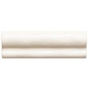Talavera 2" x 6" Biscuit Ceramic Glossy Chair Rail
