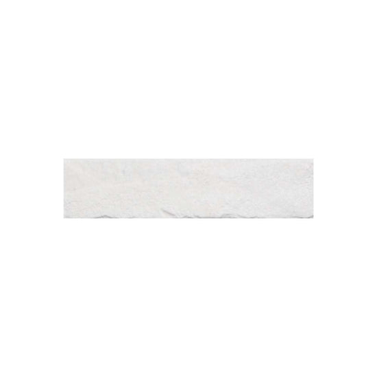 Brick City 2" x 10" White Porcelain Matte Tile