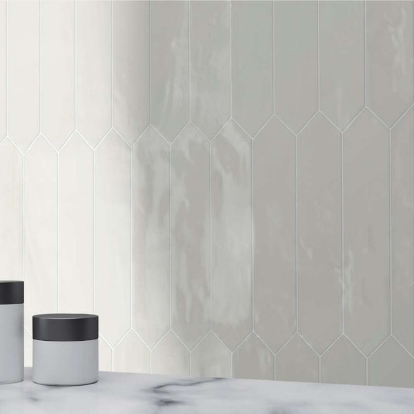 Talavera Picket Biscuit Ceramic Glossy Tile