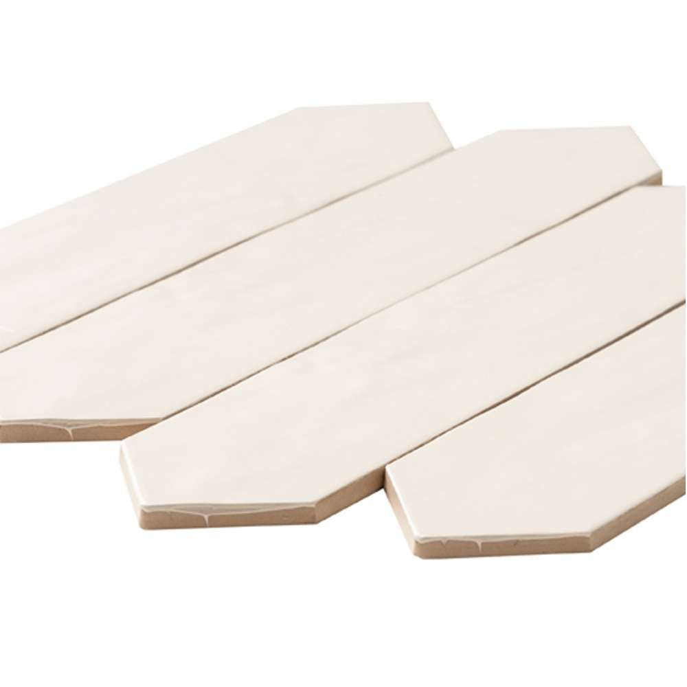 Talavera Picket Biscuit Ceramic Glossy Tile
