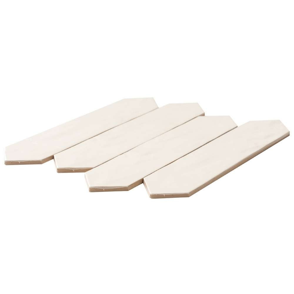 Talavera Picket Biscuit Ceramic Glossy Tile