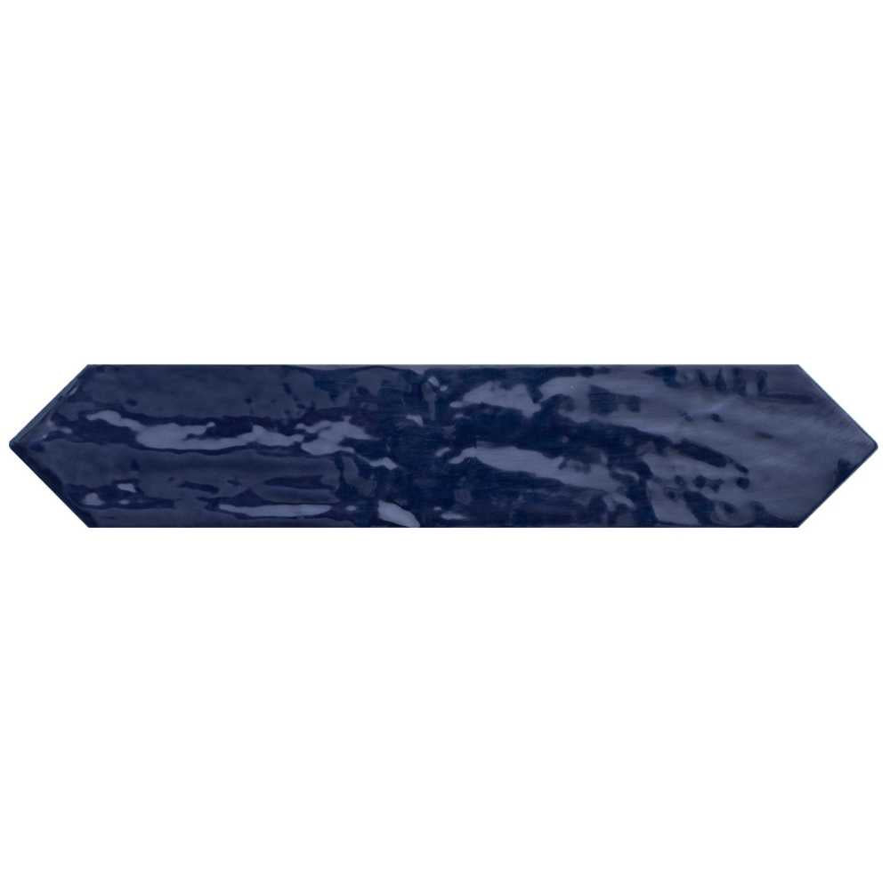 Talavera Picket Cobalt Ceramic Glossy Tile