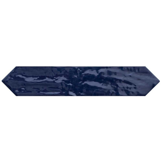 Talavera Picket Cobalt Ceramic Glossy Tile