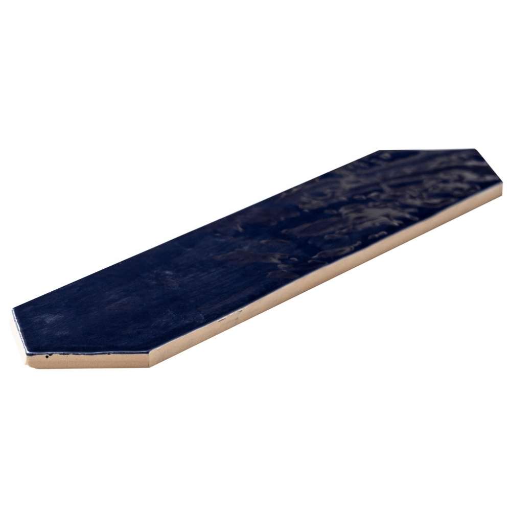 Talavera Picket Cobalt Ceramic Glossy Tile