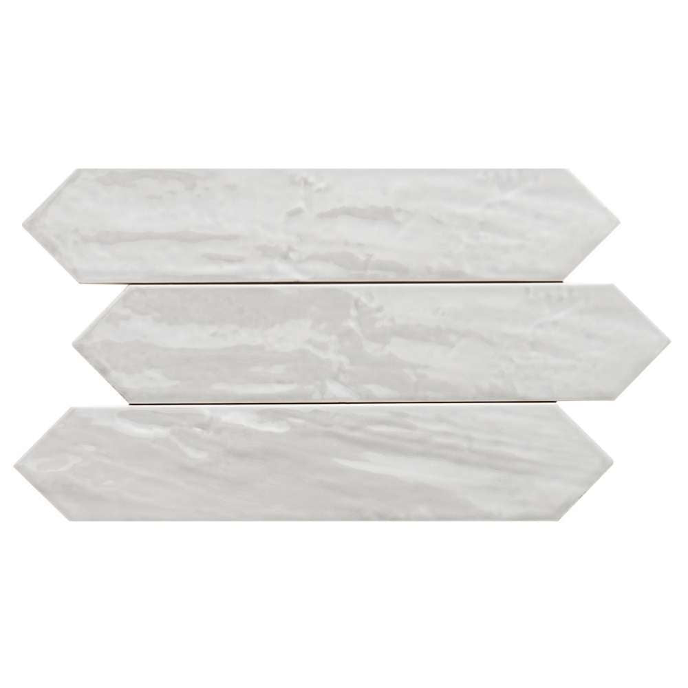 Talavera Picket Smoke Ceramic Glossy Tile