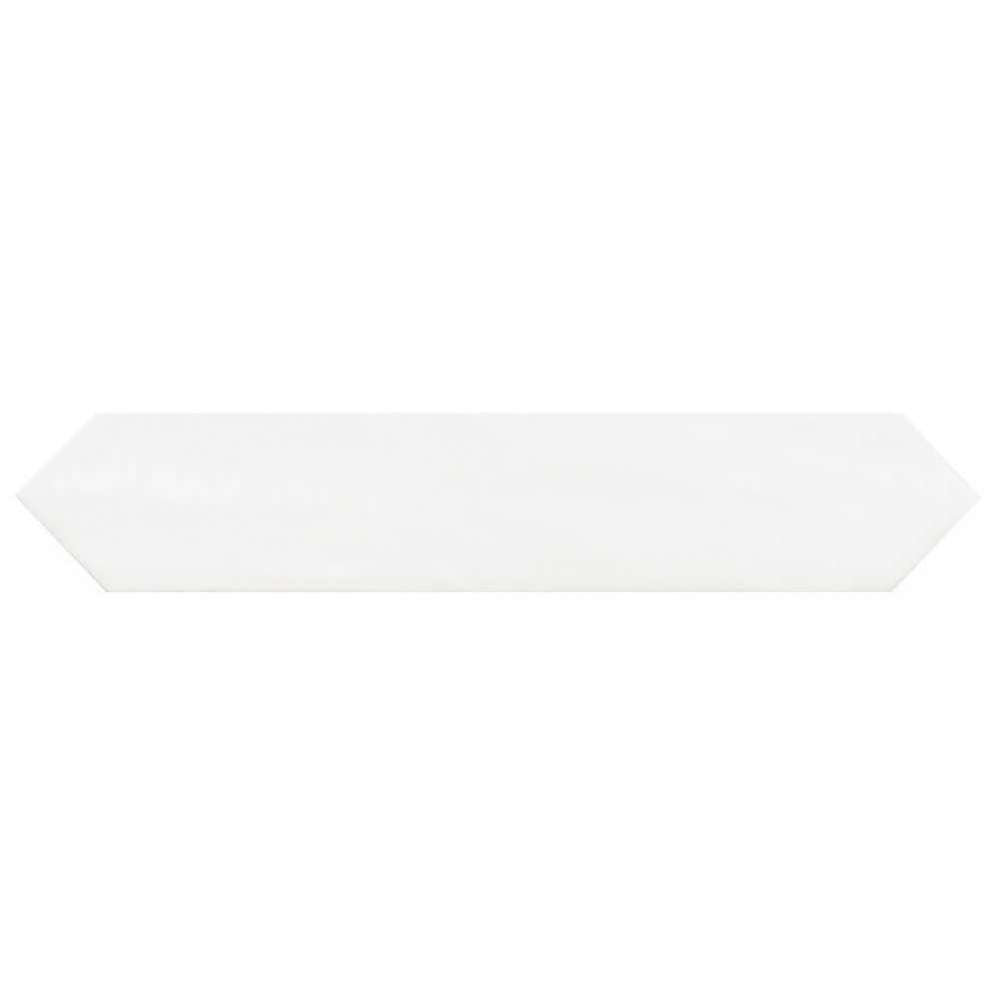 Talavera Picket White Ceramic Glossy Tile