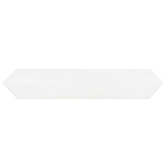 Talavera Picket White Ceramic Glossy Tile