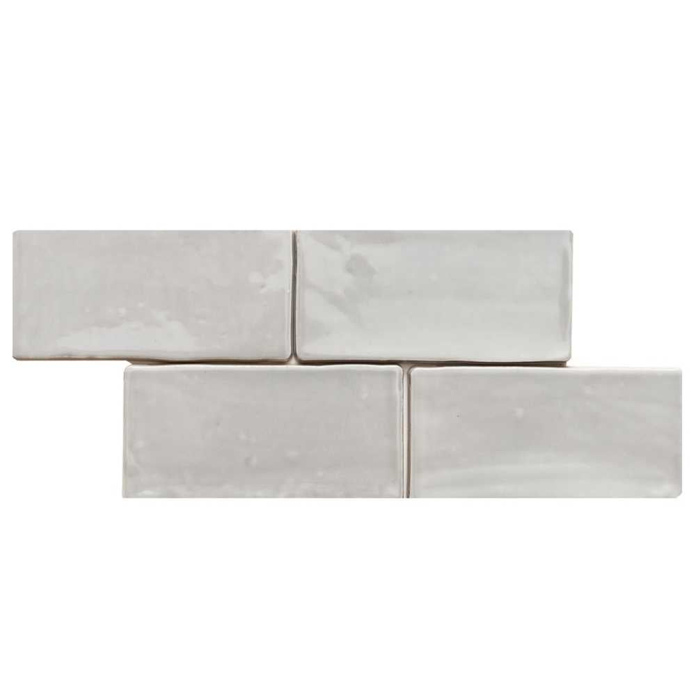 Talavera 3"x6" Smoke Ceramic Glossy Tile