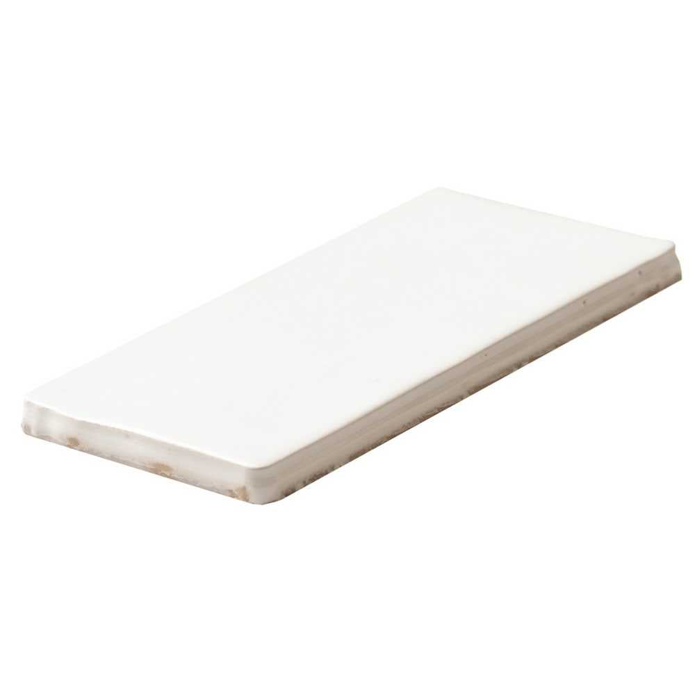 Talavera 3"x6" White Ceramic Glossy Tile