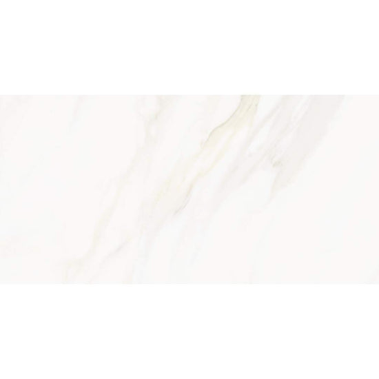 Savannah 12" x 24" White Porcelain Satin Tile