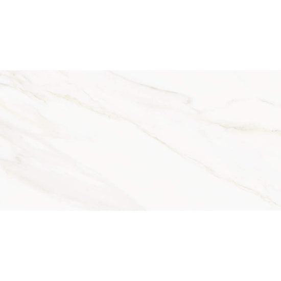 Savannah 12" x 24" White Porcelain Satin Tile