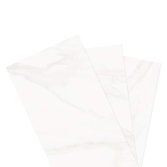 Savannah 12" x 24" White Porcelain Satin Tile