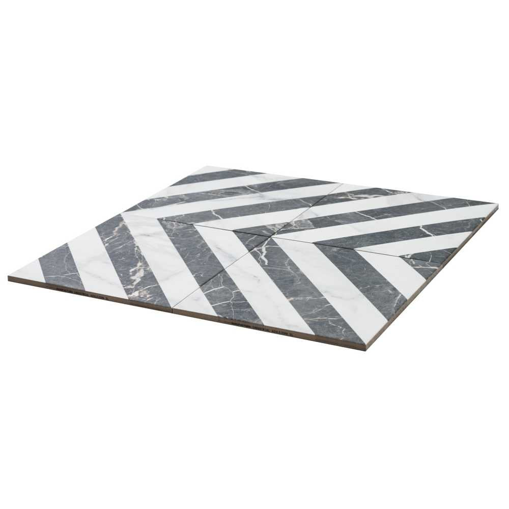 Palace 8" x 8" Dark Porcelain Matte Tile