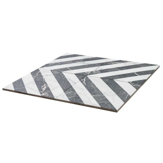 Palace 8" x 8" Dark Porcelain Matte Tile