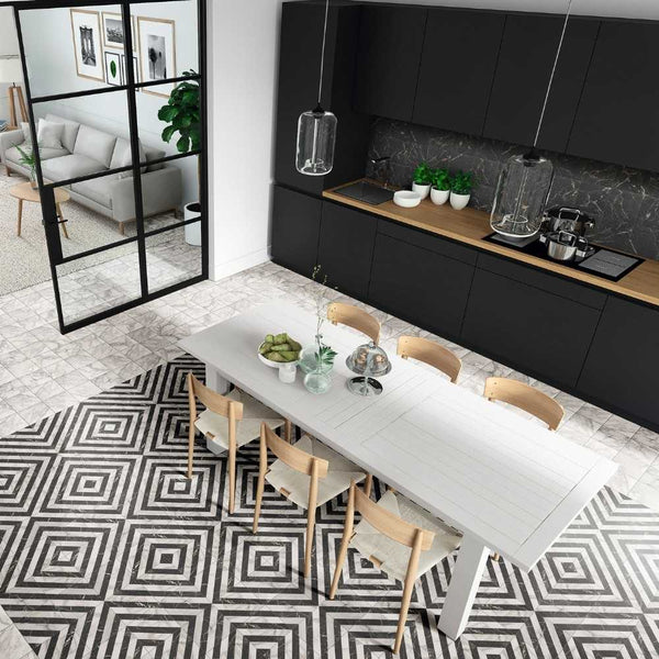 Palace 8" x 8" Dark Porcelain Matte Tile