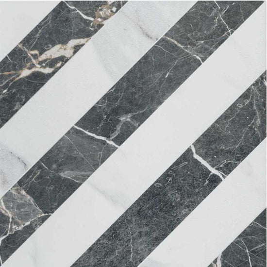 Palace 8" x 8" Dark Porcelain Matte Tile