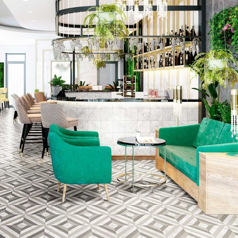 Palace 8"x8" Porcelain Matte Tile