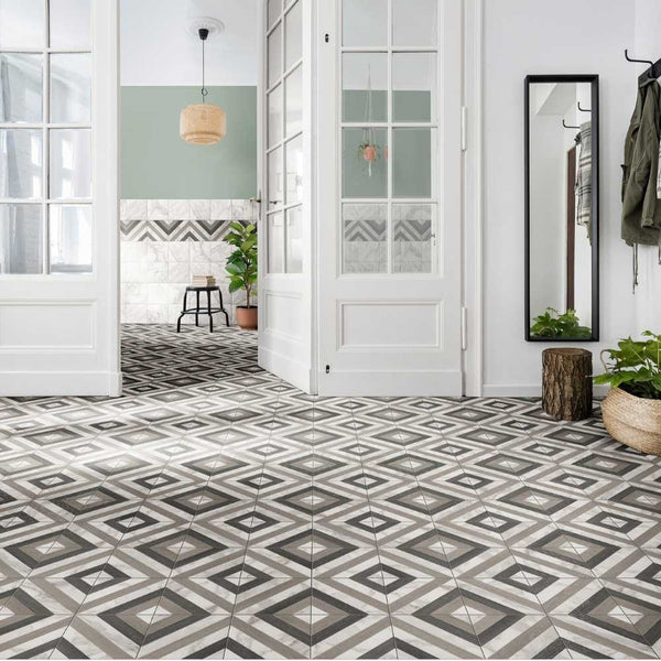 Palace 8" x 8" Wood Porcelain Matte Tile
