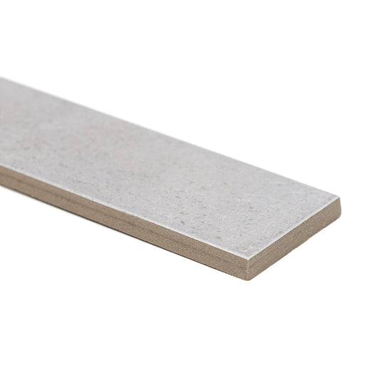 Vela 2" x 16" Dim Gray Porcelain Glossy Tile