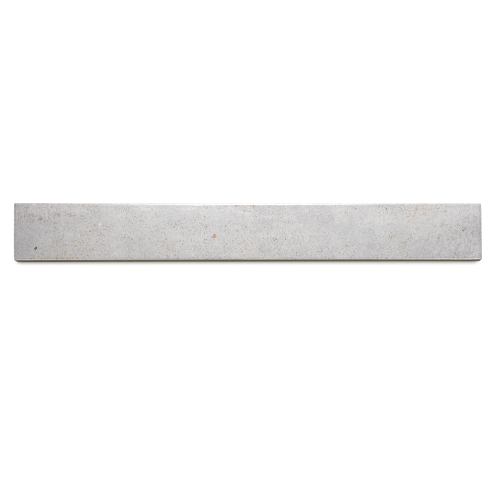 Vela 2" x 16" Dim Gray Porcelain Glossy Tile