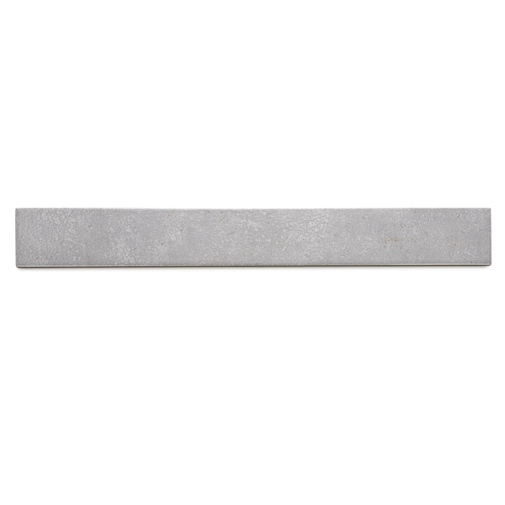 Vela 2" x 16" Dim Gray Porcelain Glossy Tile
