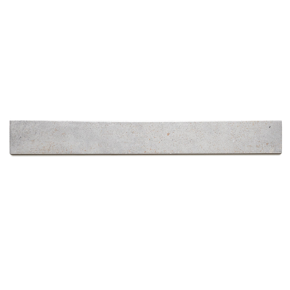 Vela 2" x 16" Dim Gray Porcelain Glossy Tile