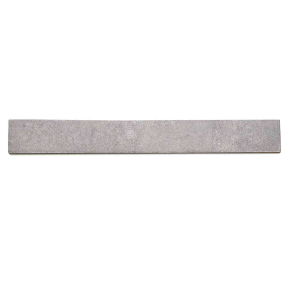 Vela 2" x 16" Dim Gray Porcelain Glossy Tile