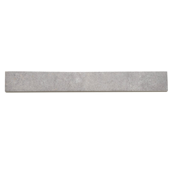 Vela 2" x 16" Dim Gray Porcelain Glossy Tile