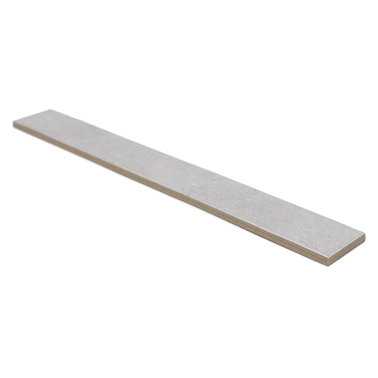 Vela 2" x 16" Dim Gray Porcelain Glossy Tile