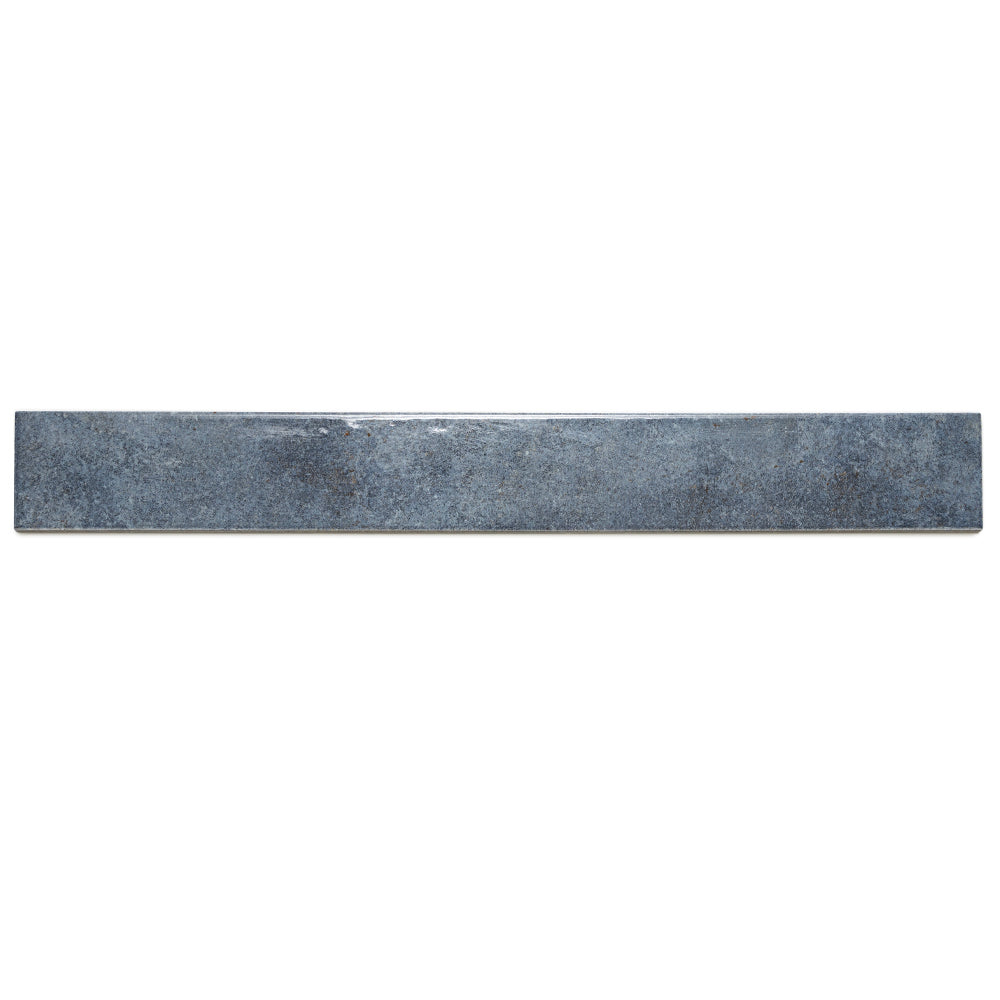 Vela 2" x 16" Deep Royal Porcelain Glossy Tile