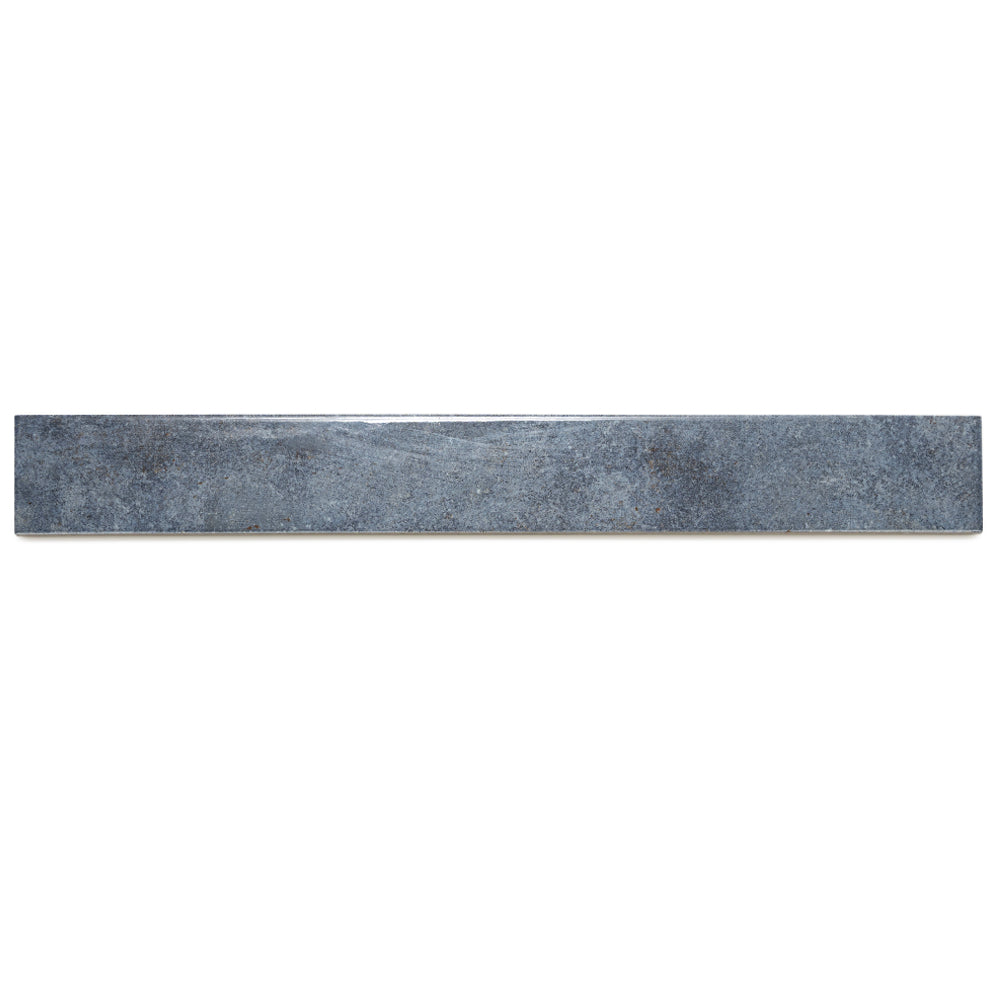 Vela 2" x 16" Deep Royal Porcelain Glossy Tile